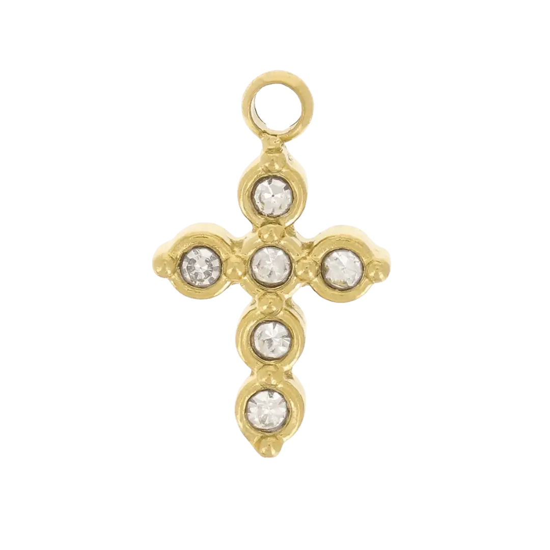 Luxie Jewelry CHARMS DORÉ CHARMS - Petite croix