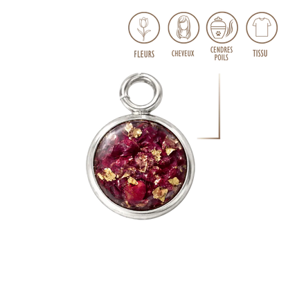 BIJOUX SOUVENIR CHARMS ARGENT CHARMS - ROND