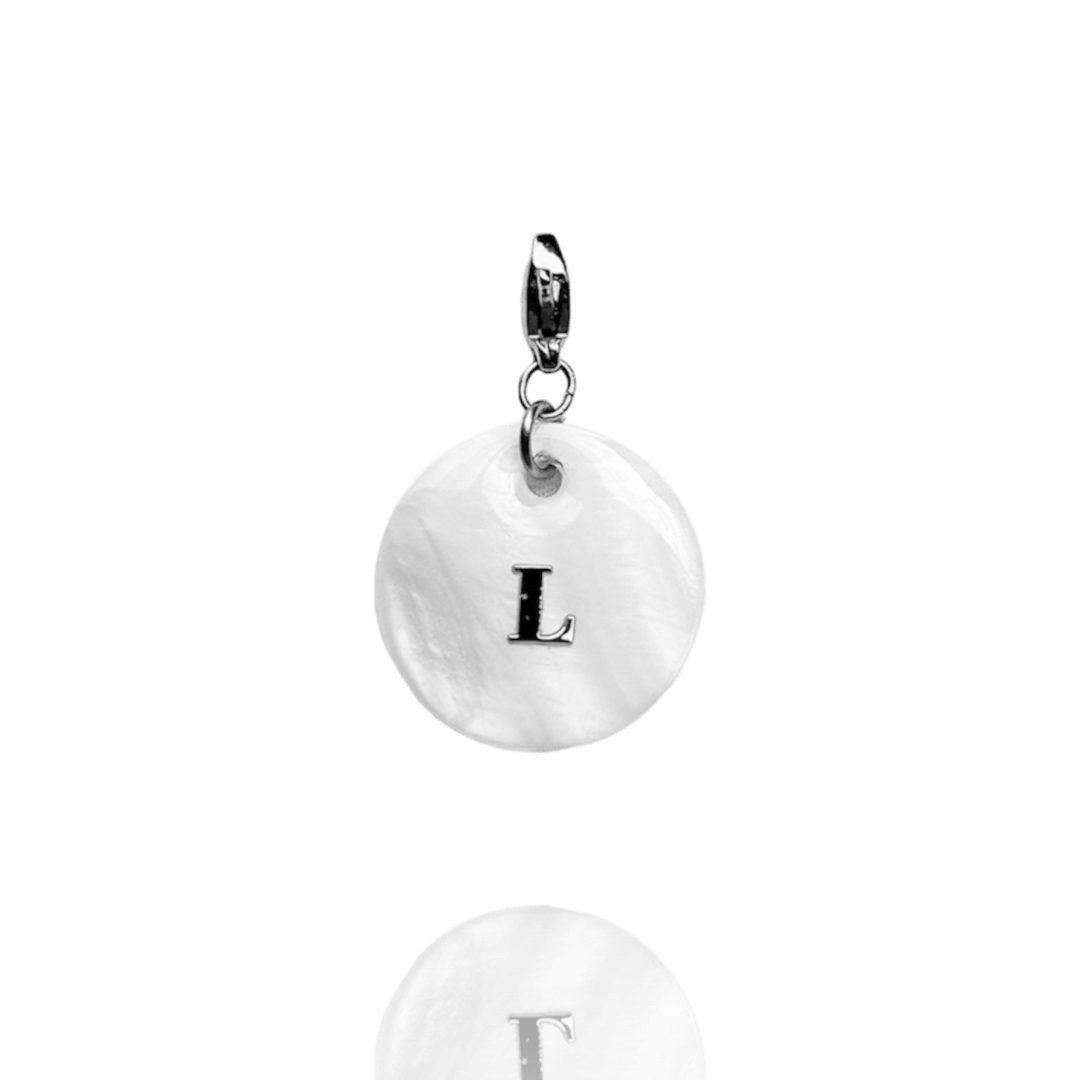 Luxie Jewelry CHARMS ARGENT GRAND CHARMS NACRE (à personnaliser)
