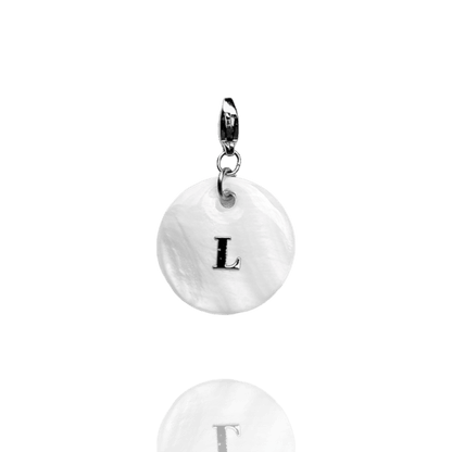 Luxie Jewelry CHARMS ARGENT GRAND CHARMS NACRE (à personnaliser)