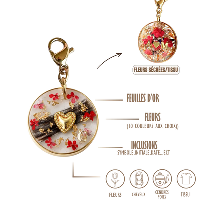 BIJOUX SOUVENIR CHARMS DORÉ GRAND CHARMS SOUVENIR
