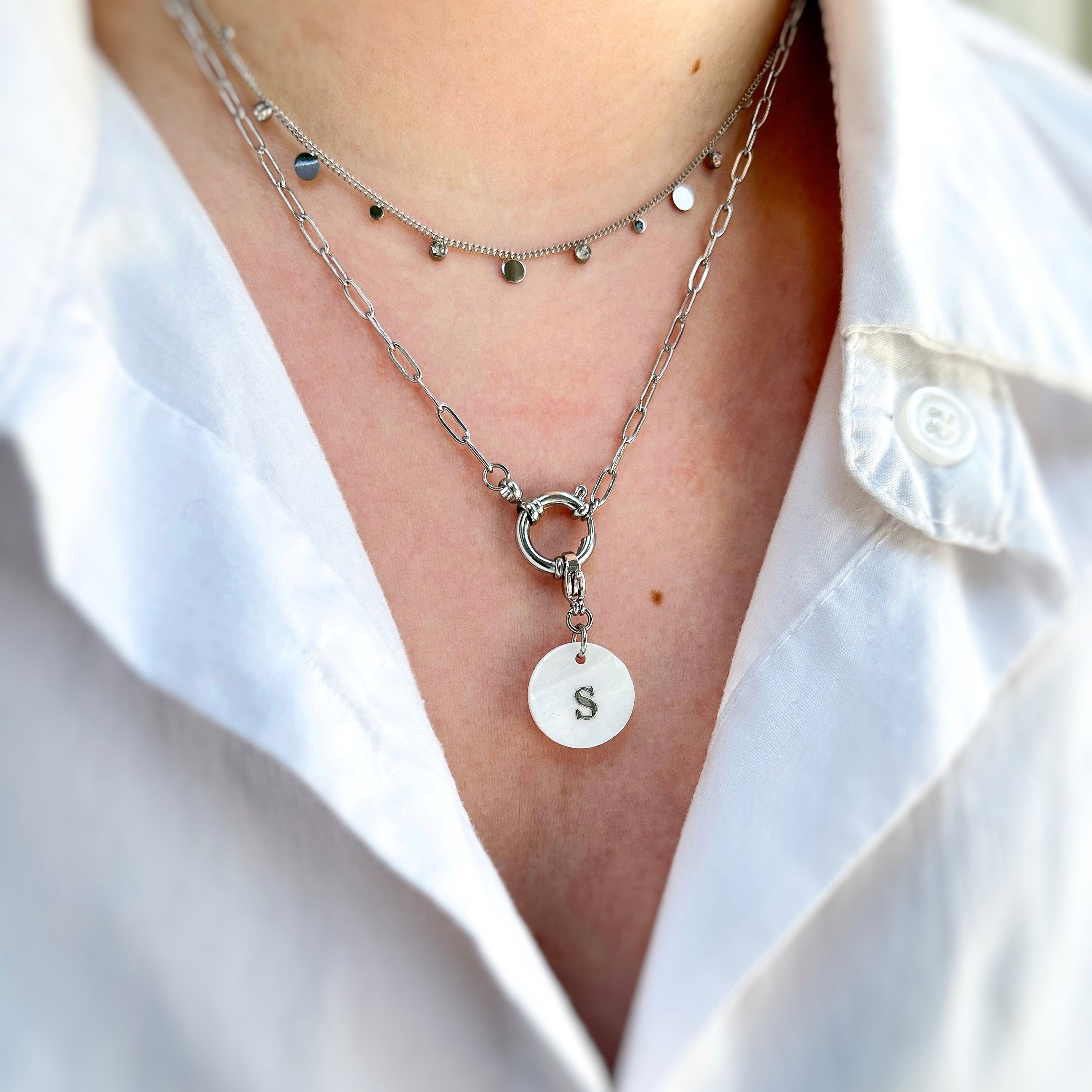 Luxie Jewelry CHARMS MOYEN CHARMS NACRE (à personnaliser)