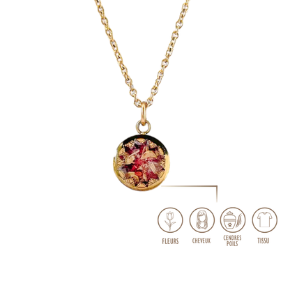 BIJOUX SOUVENIR COLLIERS DORÉ COLLIER ANYA