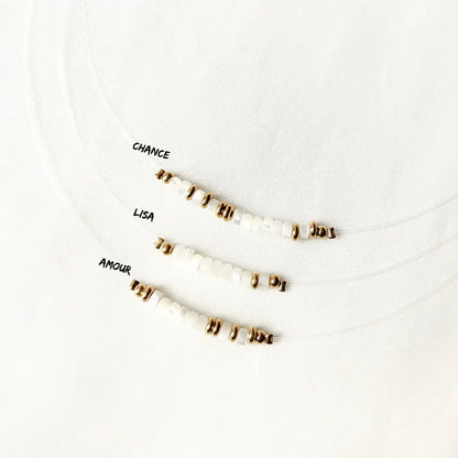 Création Luxie COLLIERS COLLIER CODE MORSE