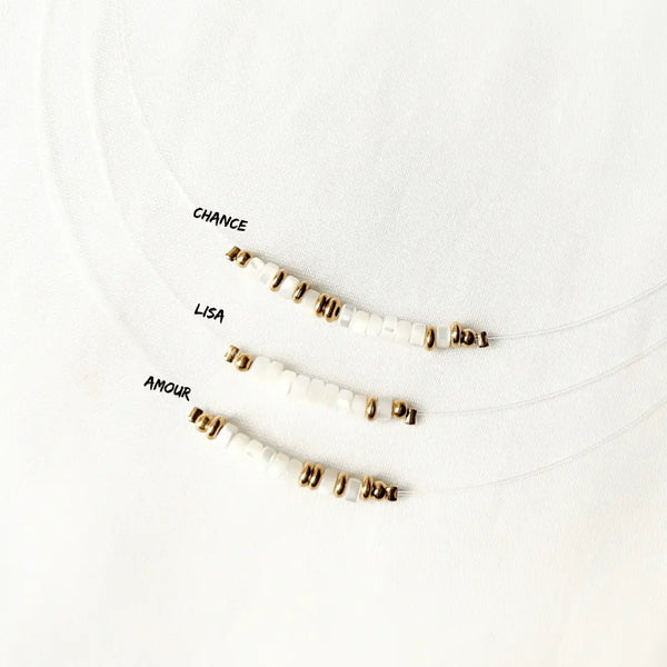 Création Luxie COLLIERS COLLIER CODE MORSE