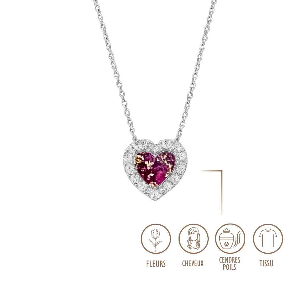 BIJOUX SOUVENIR COLLIERS ARGENT COLLIER COEUR
