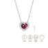 BIJOUX SOUVENIR COLLIERS ARGENT COLLIER COEUR