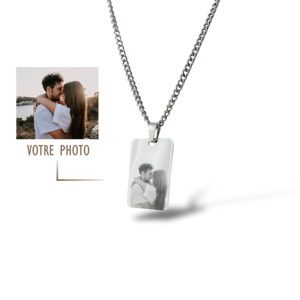 GRAVURE COLLIERS ARGENT COLLIER GABRIEL GRAVURE ( photo)