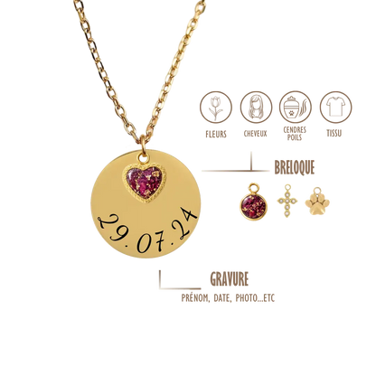 GRAVURE &amp; SOUVENIR COLLIERS DORÉ COLLIER GRAND ALBA