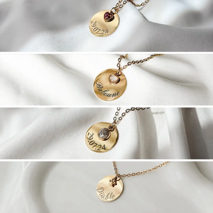 GRAVURE &amp; SOUVENIR COLLIERS DORÉ COLLIER GRAND ALBA