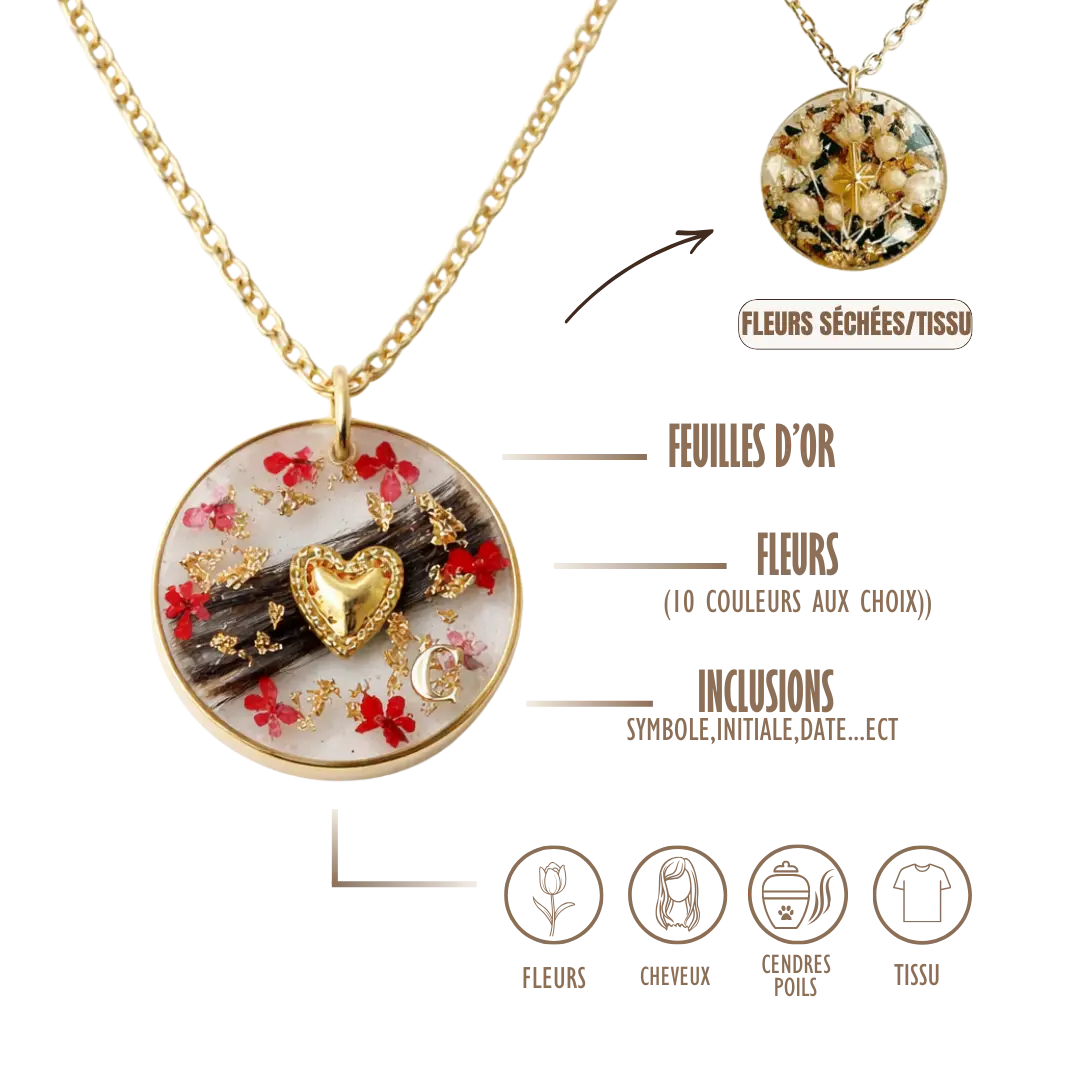 BIJOUX SOUVENIR COLLIERS DORÉ COLLIER GRAND SOUVENIR