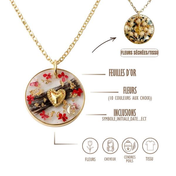 BIJOUX SOUVENIR COLLIERS DORÉ COLLIER GRAND SOUVENIR