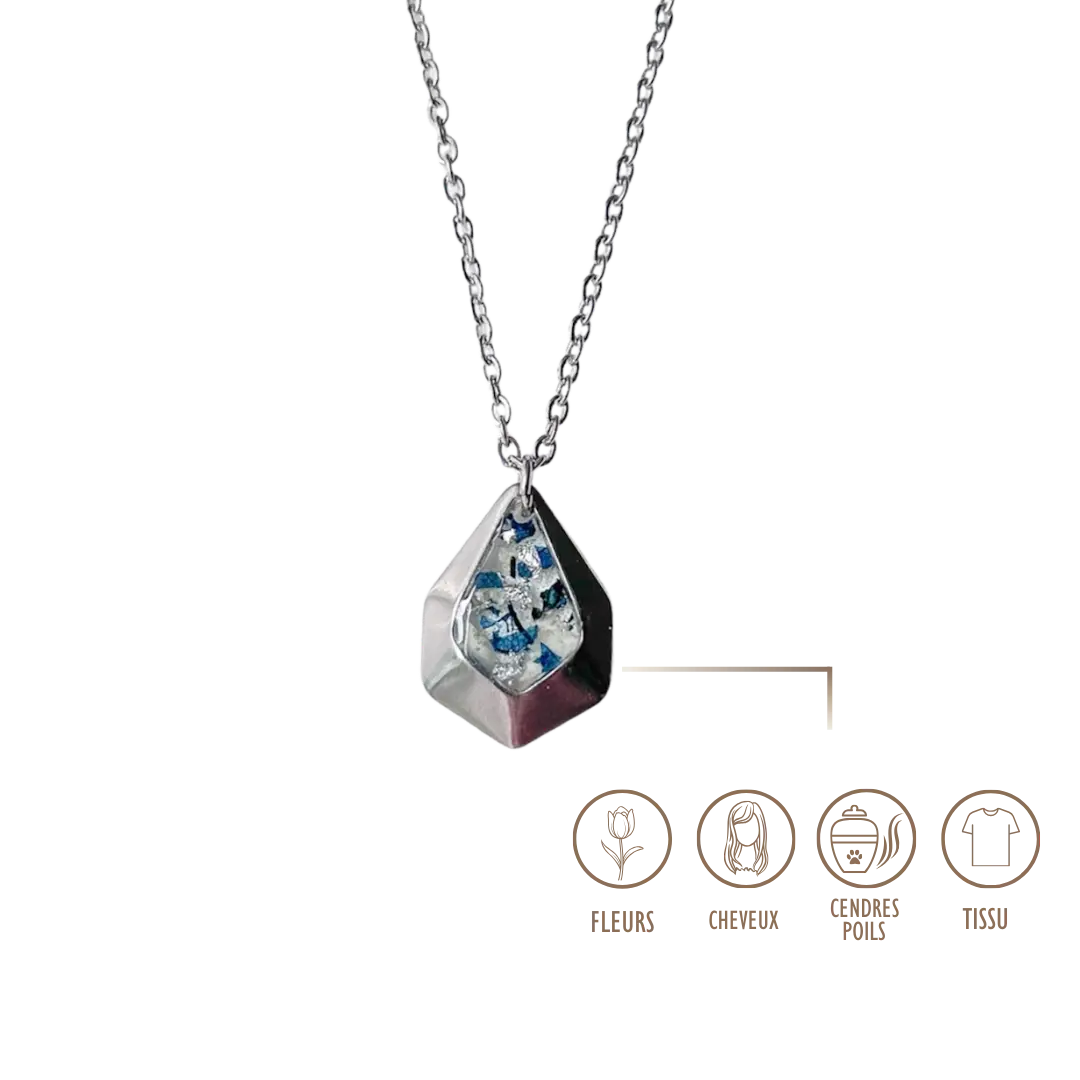 BIJOUX SOUVENIR COLLIERS ARGENT COLLIER HOMME -  MICHAËL