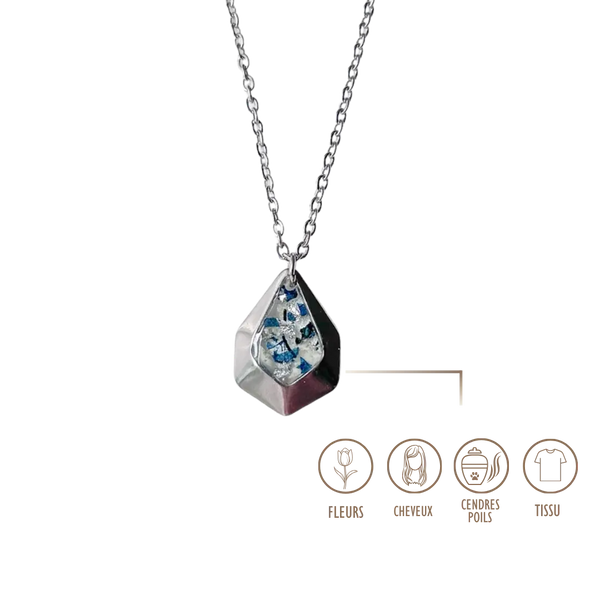 BIJOUX SOUVENIR COLLIERS ARGENT COLLIER HOMME -  MICHAËL