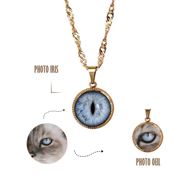 GRAVURE & SOUVENIR COLLIERS DORÉ COLLIER LÙA - PHOTO OEIL/IRIS