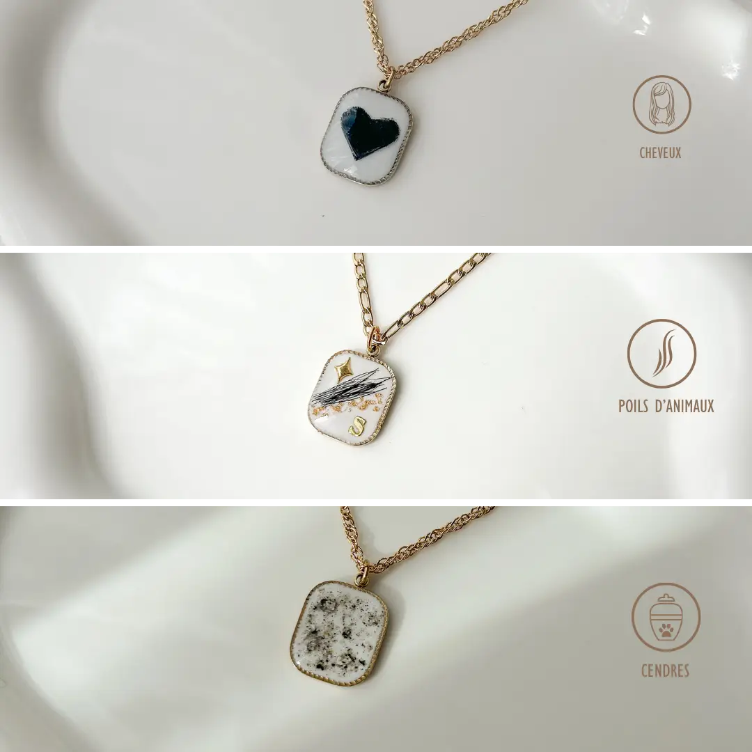 GRAVURE &amp; SOUVENIR COLLIERS DORÉ COLLIER MARIA