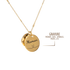 GRAVURE COLLIERS DORÉ COLLIER MÉLINDA