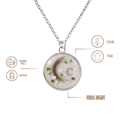 BIJOUX SOUVENIR COLLIERS ARGENT COLLIER MON SOUVENIR