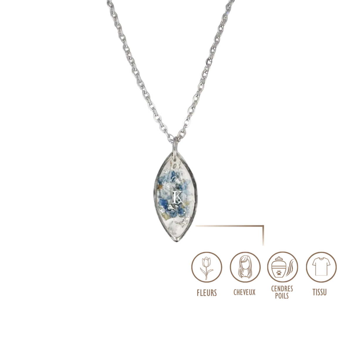 BIJOUX SOUVENIR COLLIERS ARGENT COLLIER NAYA