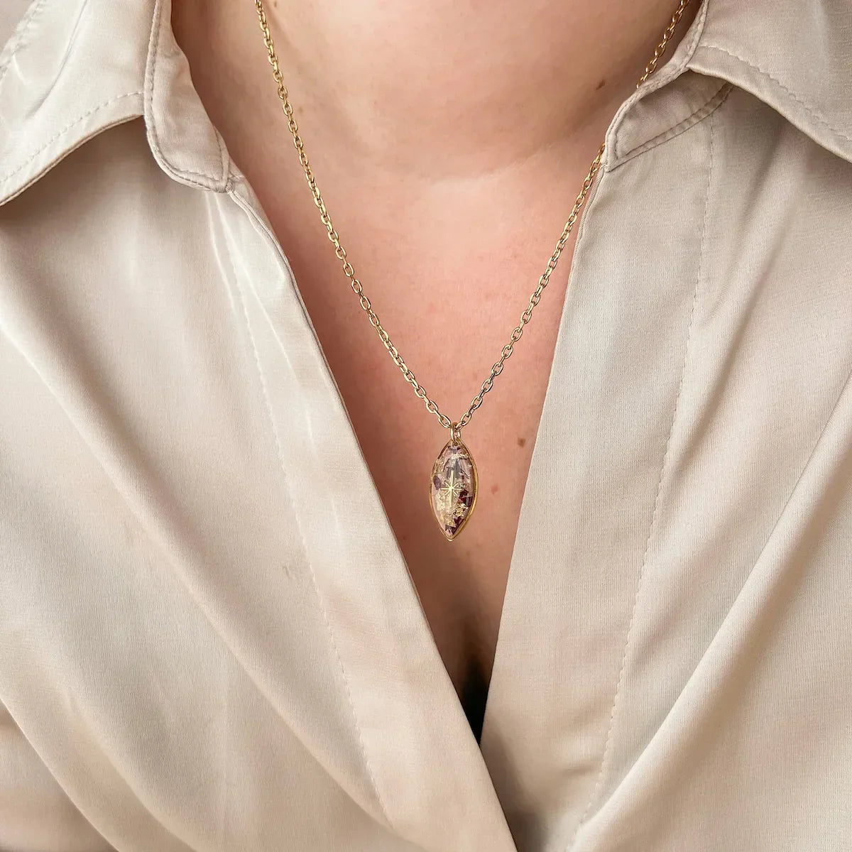 BIJOUX SOUVENIR COLLIERS ARGENT COLLIER NAYA