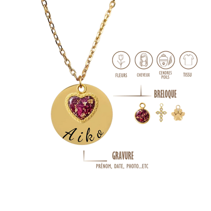 GRAVURE &amp; SOUVENIR COLLIERS DORÉ COLLIER PETIT ALBA