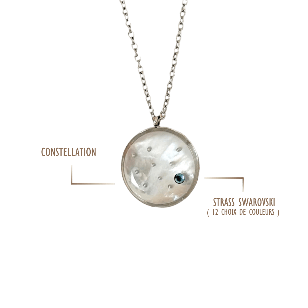 Création Luxie COLLIERS Argent COLLIER SIGNE ASTROLOGIQUE