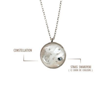Création Luxie COLLIERS Argent COLLIER SIGNE ASTROLOGIQUE