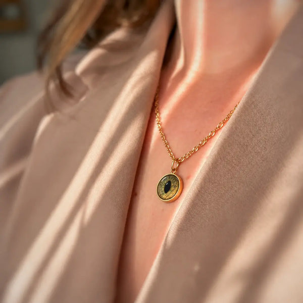 COLLIER SOUVENIR OEIL/IRIS