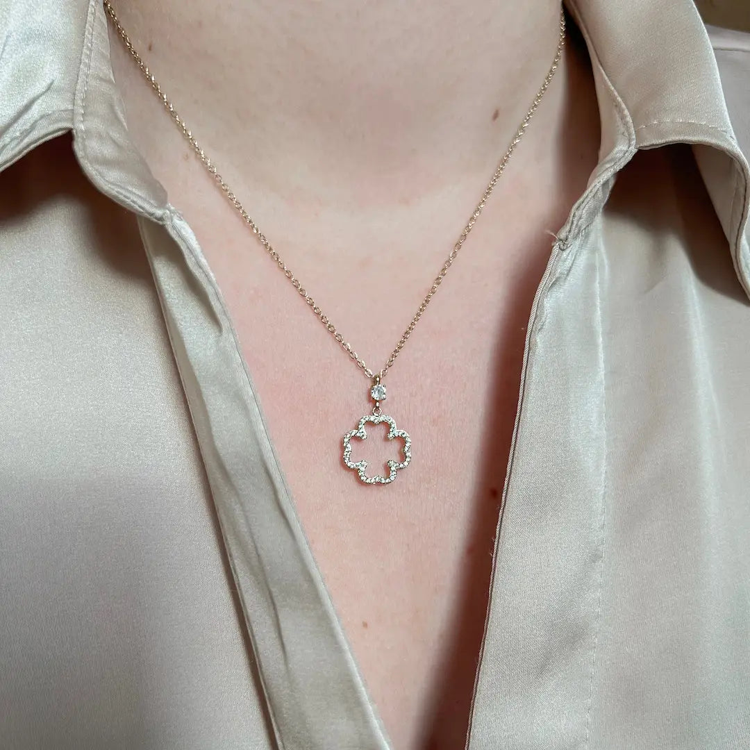 BIJOUX SOUVENIR COLLIERS COLLIER TRÈFLE
