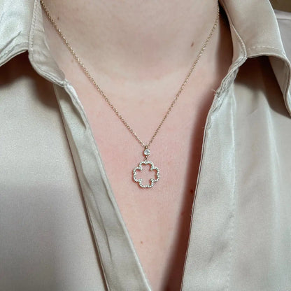 BIJOUX SOUVENIR COLLIERS COLLIER TRÈFLE