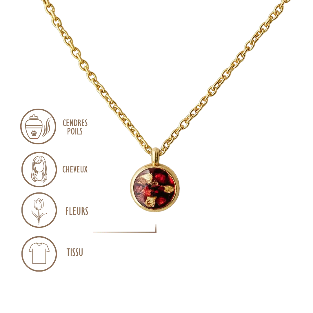 BIJOUX SOUVENIR COLLIERS DORÉ COLLIER - UNIQUE SOUVENIR