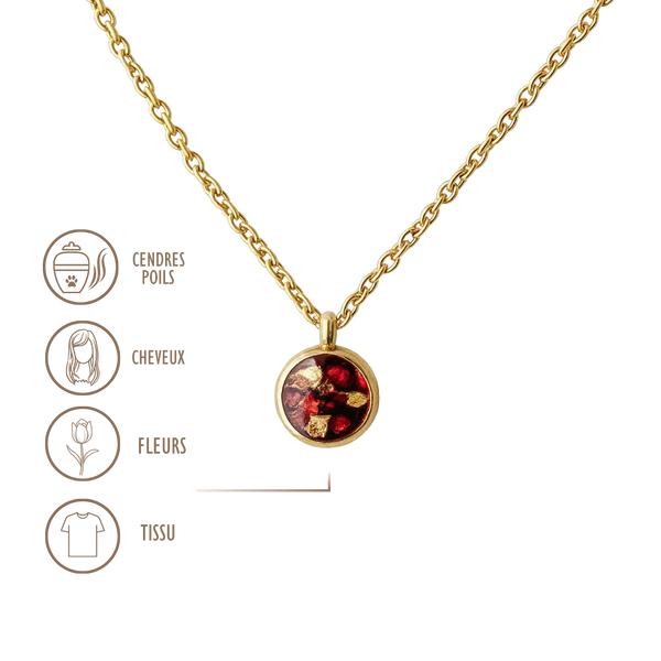 BIJOUX SOUVENIR COLLIERS DORÉ COLLIER - UNIQUE SOUVENIR