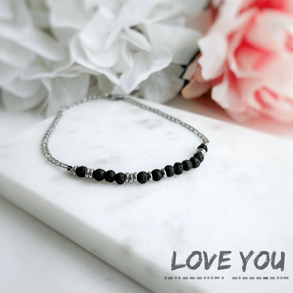 Création Luxie BRACELETS ARGENT BRACELET CODE MORSE HOMME